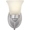 Progress Lighting Fluted Glass Collection One-Light Bath & Vanity P3287-09ET - alternate 2